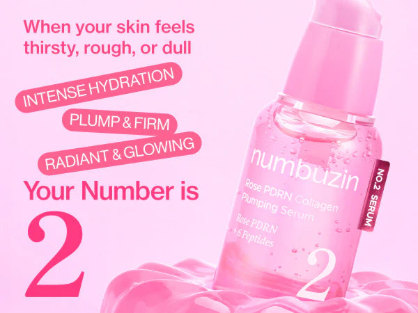 No.2 Rose PDRN Collagen Plumping Serum