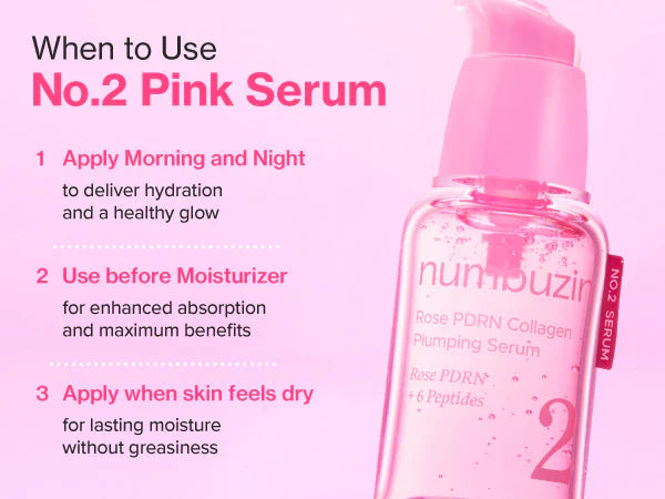 No.2 Rose PDRN Collagen Plumping Serum