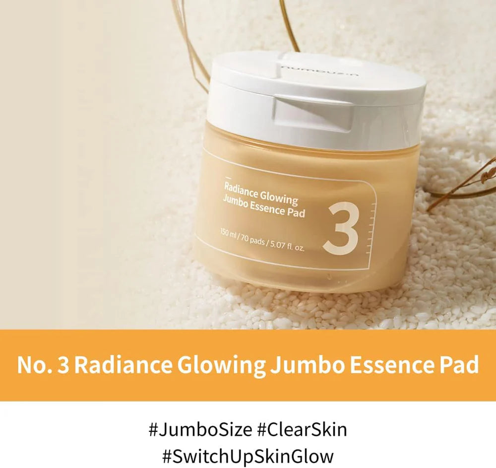 No.3 Radiance Glowing Jumbo Essence Pad