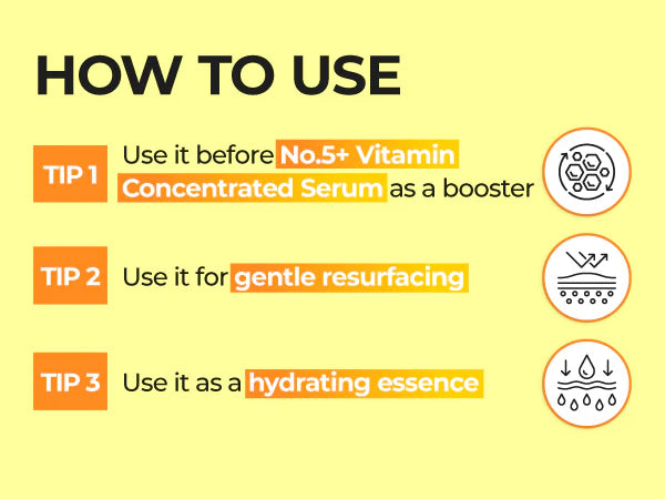 No.5+ Glutathione Vitamin Concentrated Toner