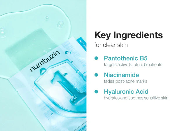 No.1 Pantothenic B5 Hyaluronic Active Clear Mask