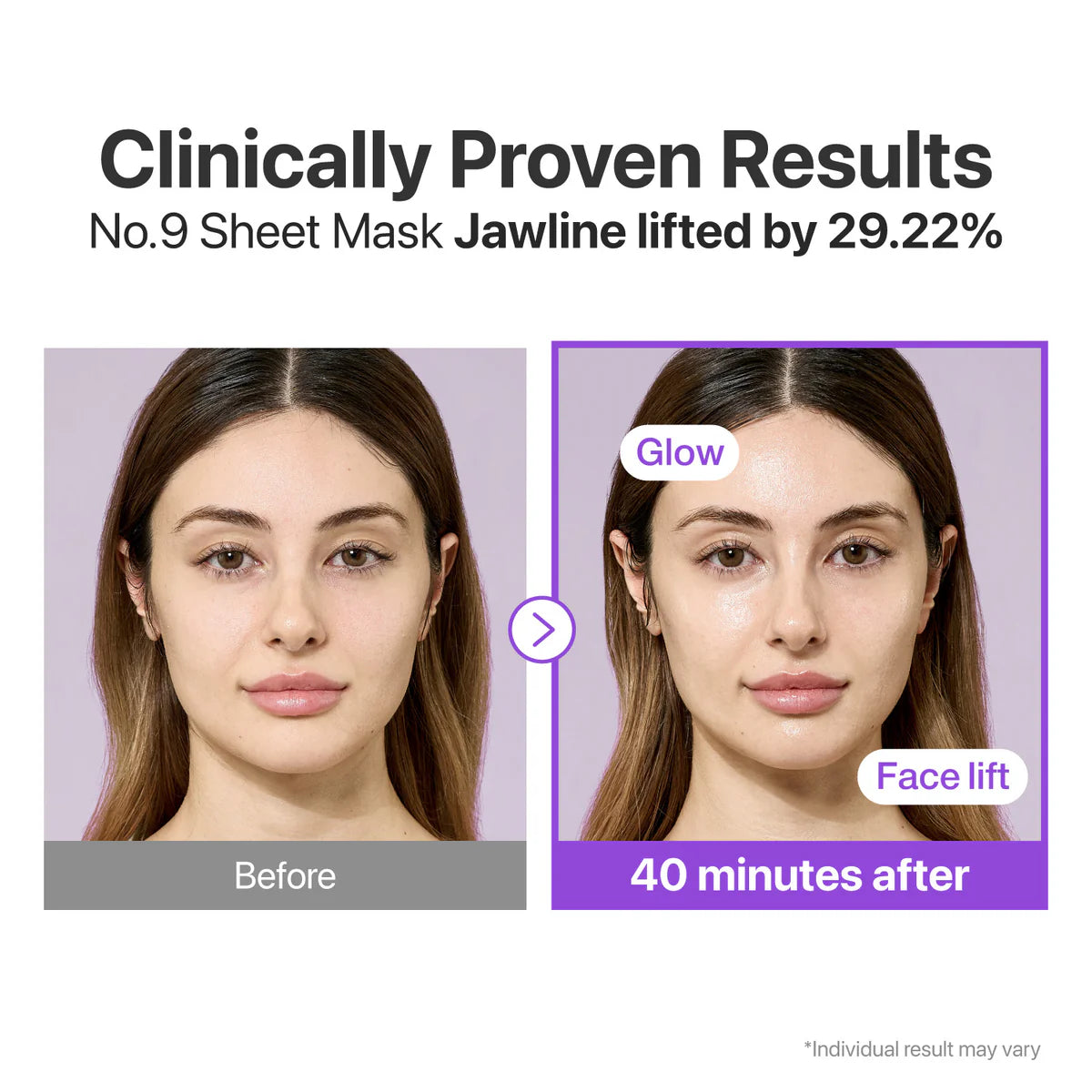 No. 9 NAD Bio Lifting-sil Full Face Pack Sheet + GWP