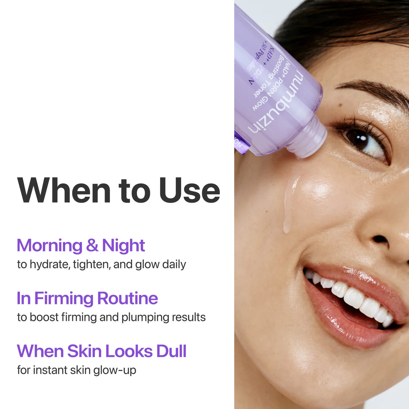 No.9+ NAD+ PDRN Glow Boosting Toner