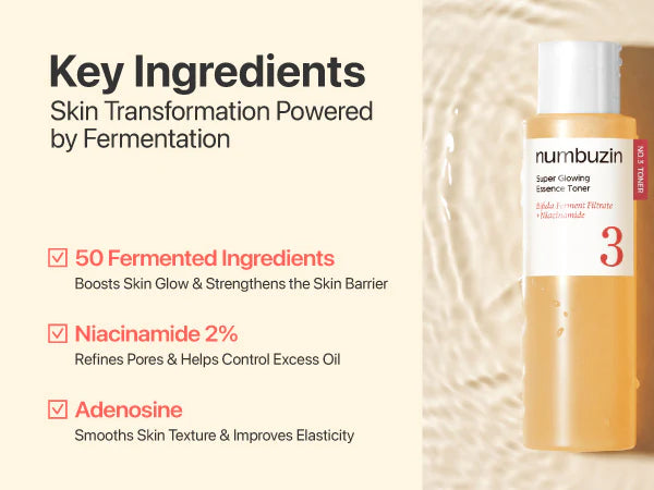 No.3 Super Glowing Essence Toner