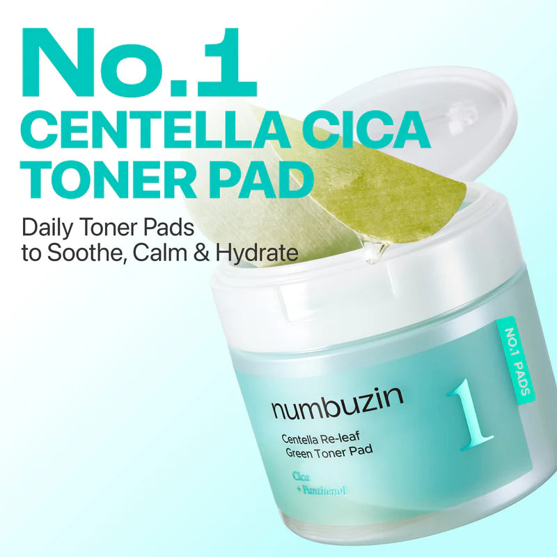 No.1 Centella Re-Leaf Green Toner Pad