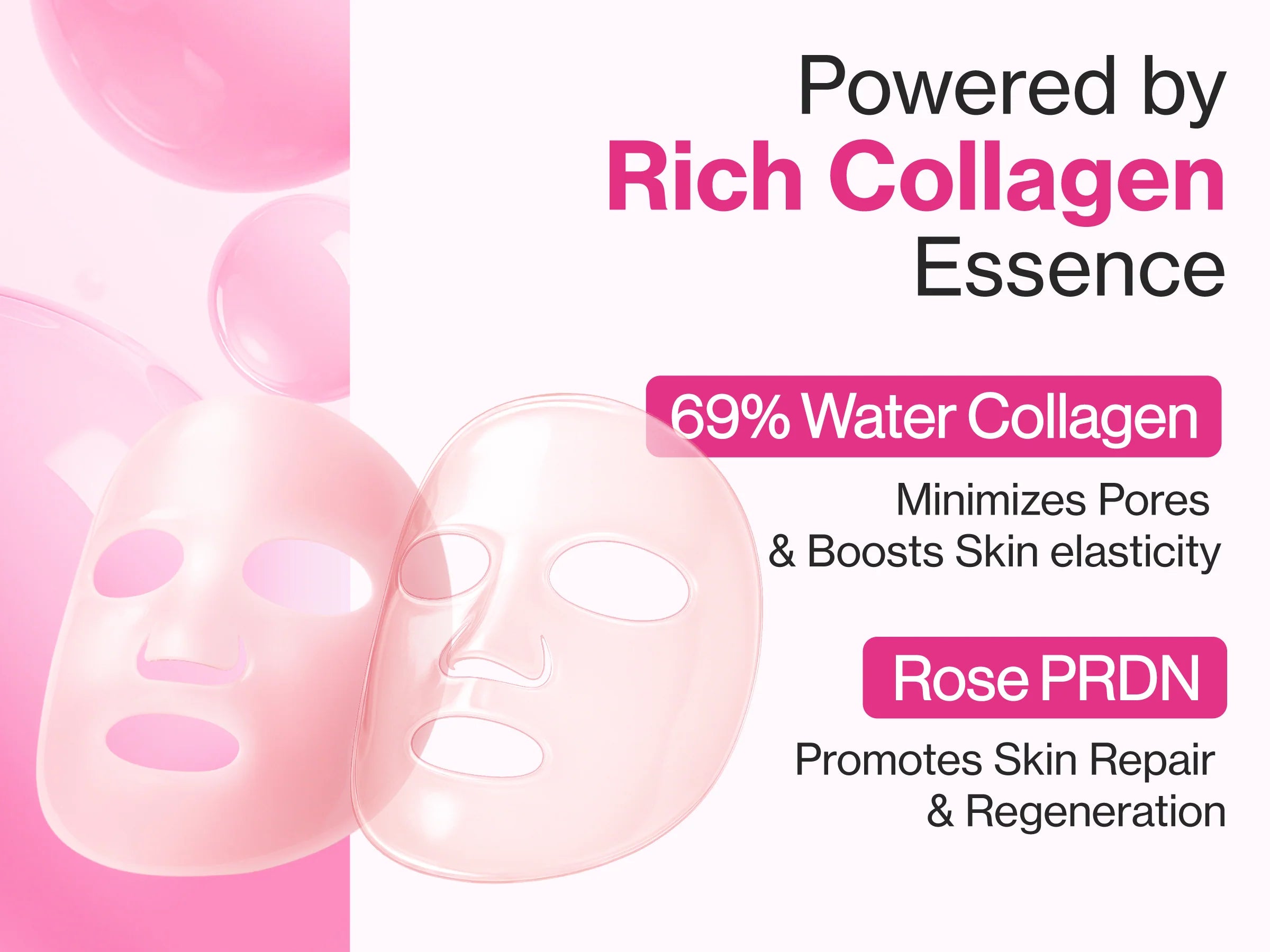No.2 Rose PDRN Overnight Collagen Mask