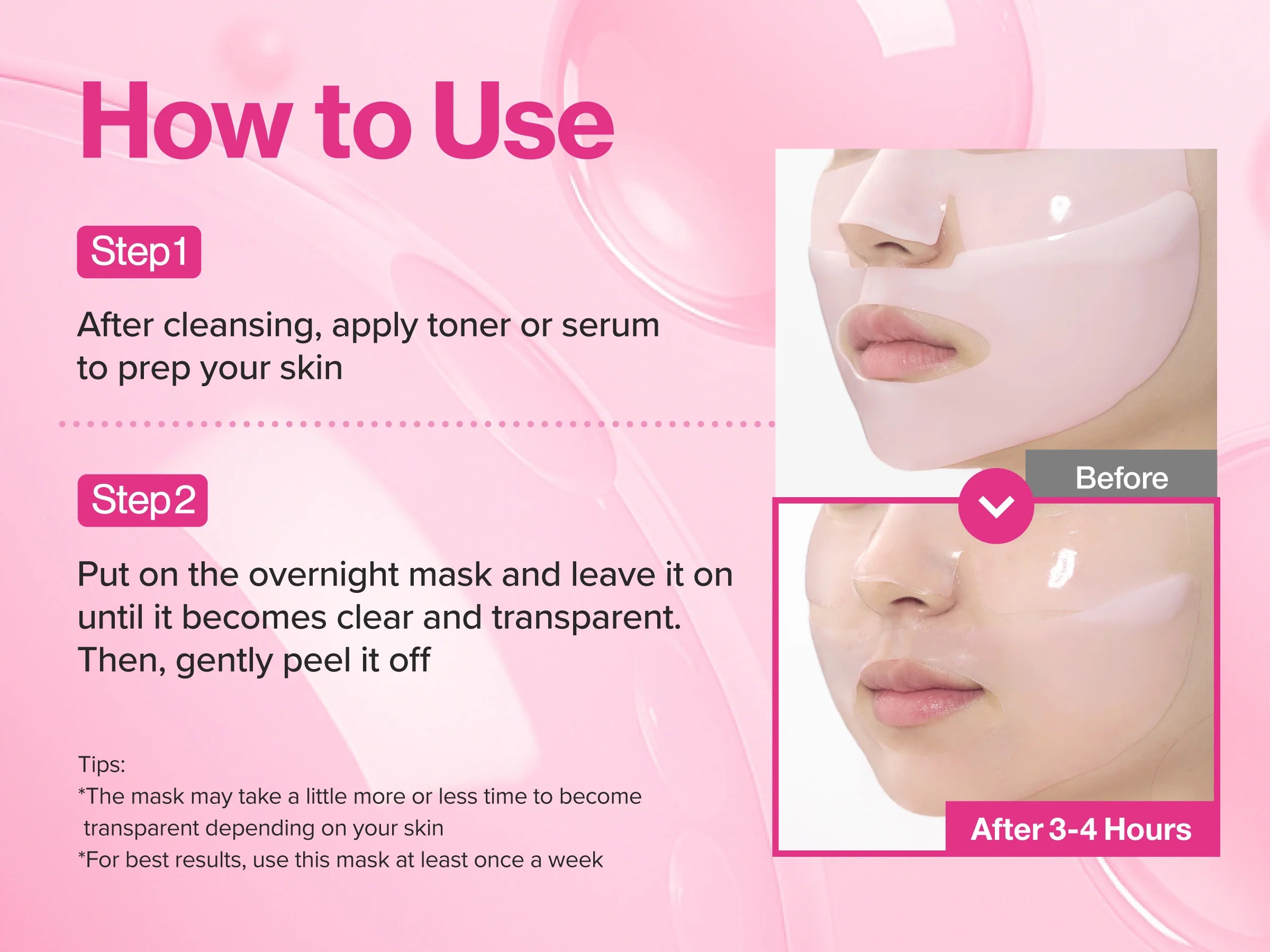 No.2 Rose PDRN Overnight Collagen Mask