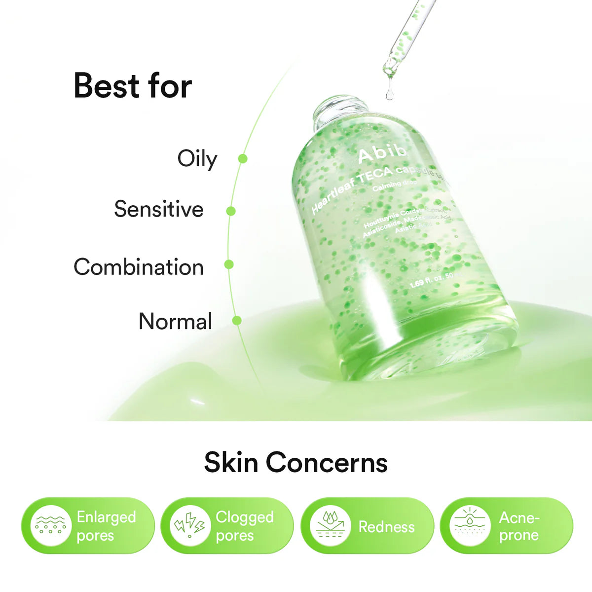 Heartleaf Teca Capsule Serum Calming Drop