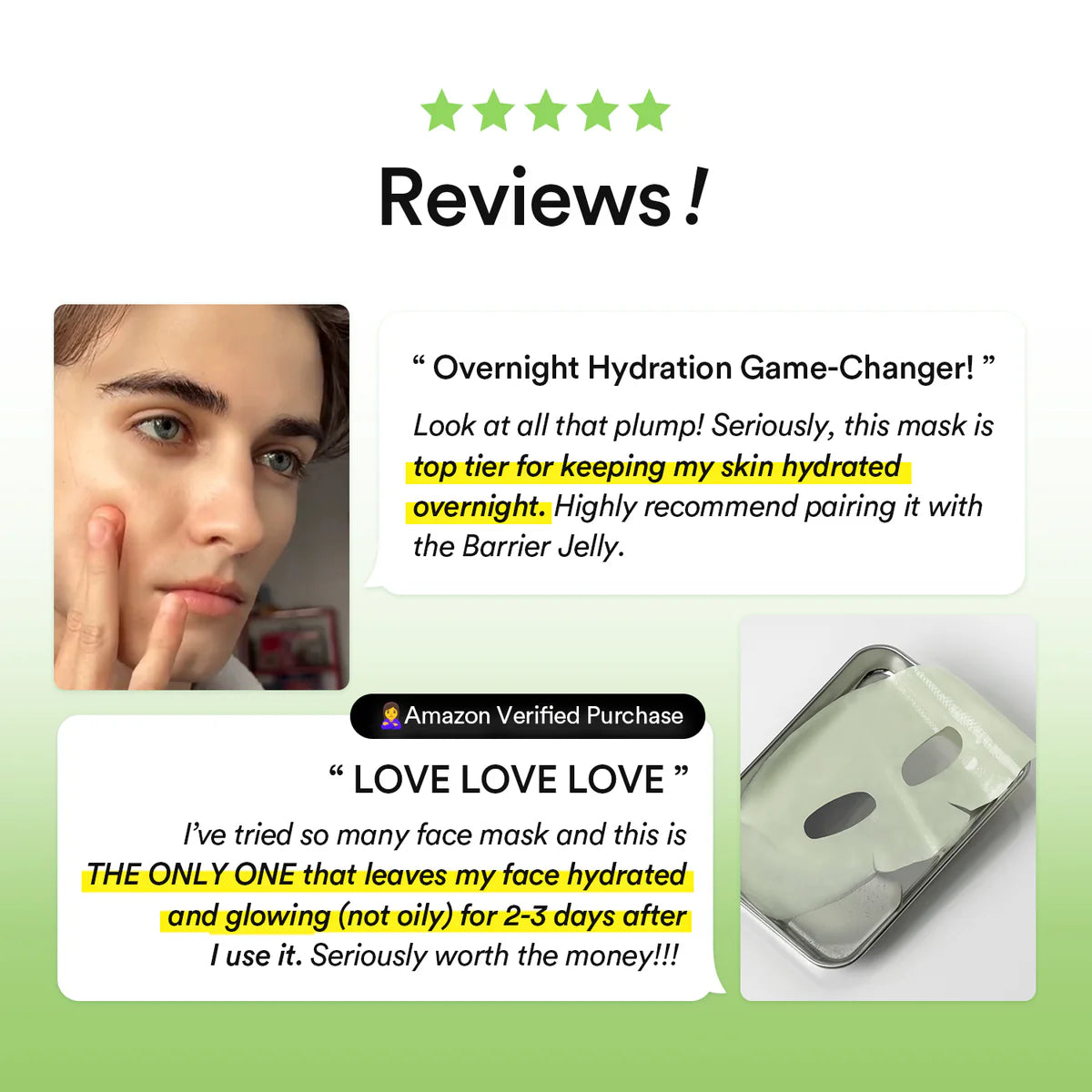 Collagen Gel Mask Heartleaf Jelly