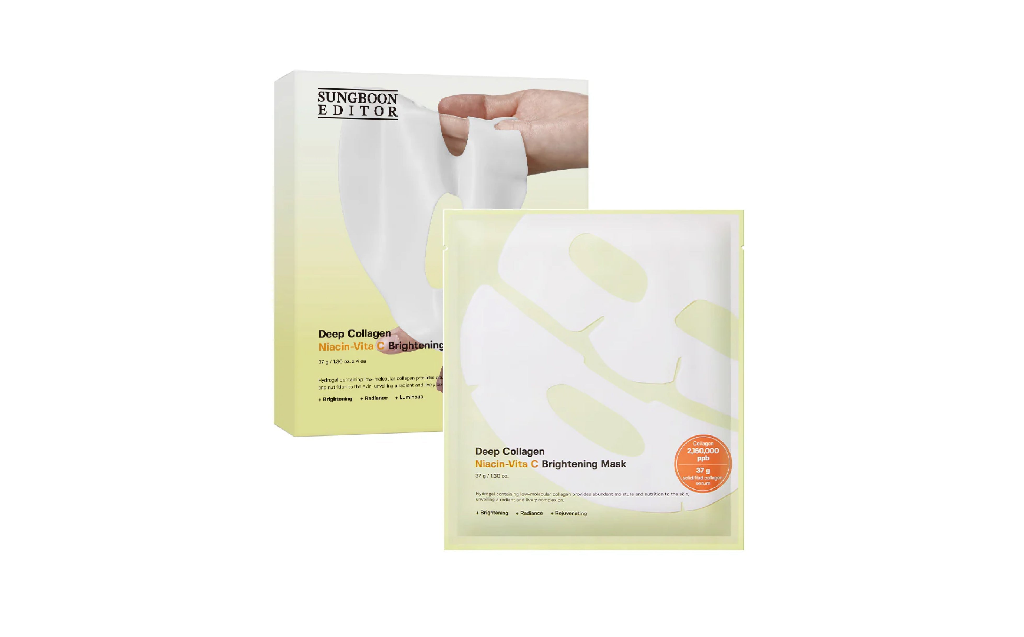 Deep Collagen Niacin Vita C Brightening Mask