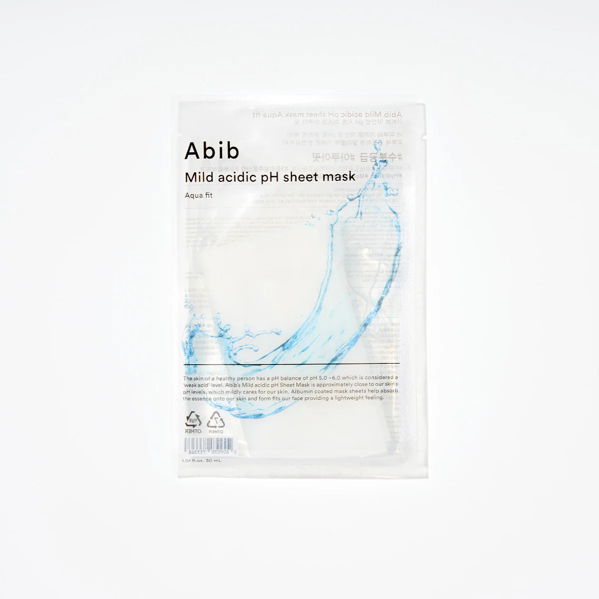 Mild Acidic Ph Sheet Mask Aqua Fit