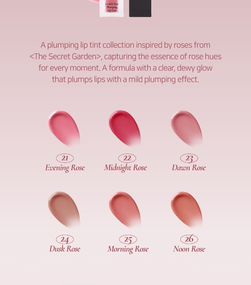 La Belle Rose Plumping Lip Tint (6 Colors)