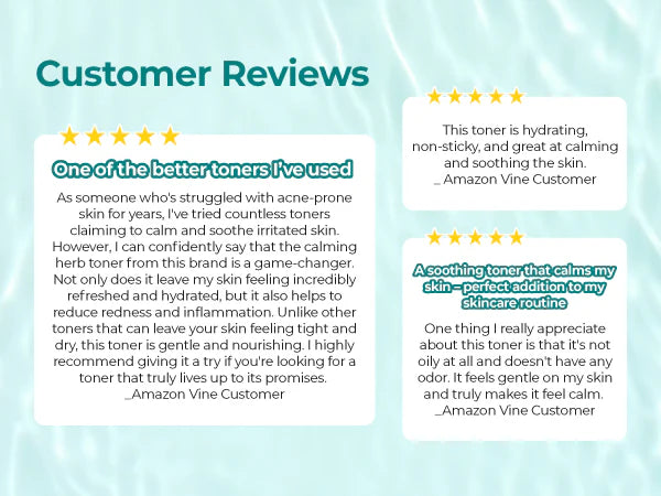 No.1 Pure-Full Calming Herb Toner