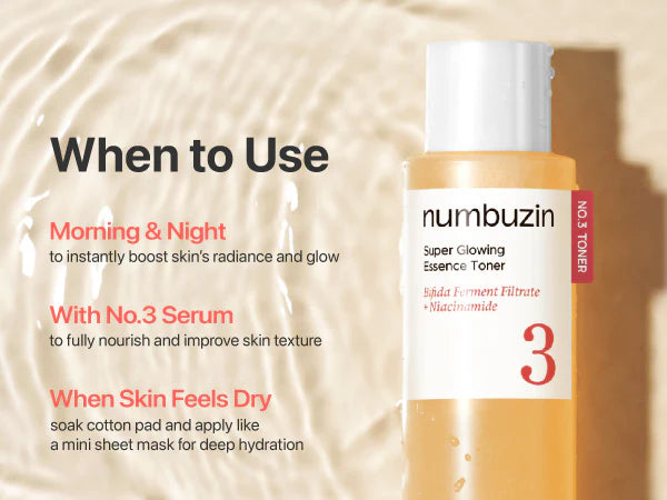 No.3 Super Glowing Essence Toner