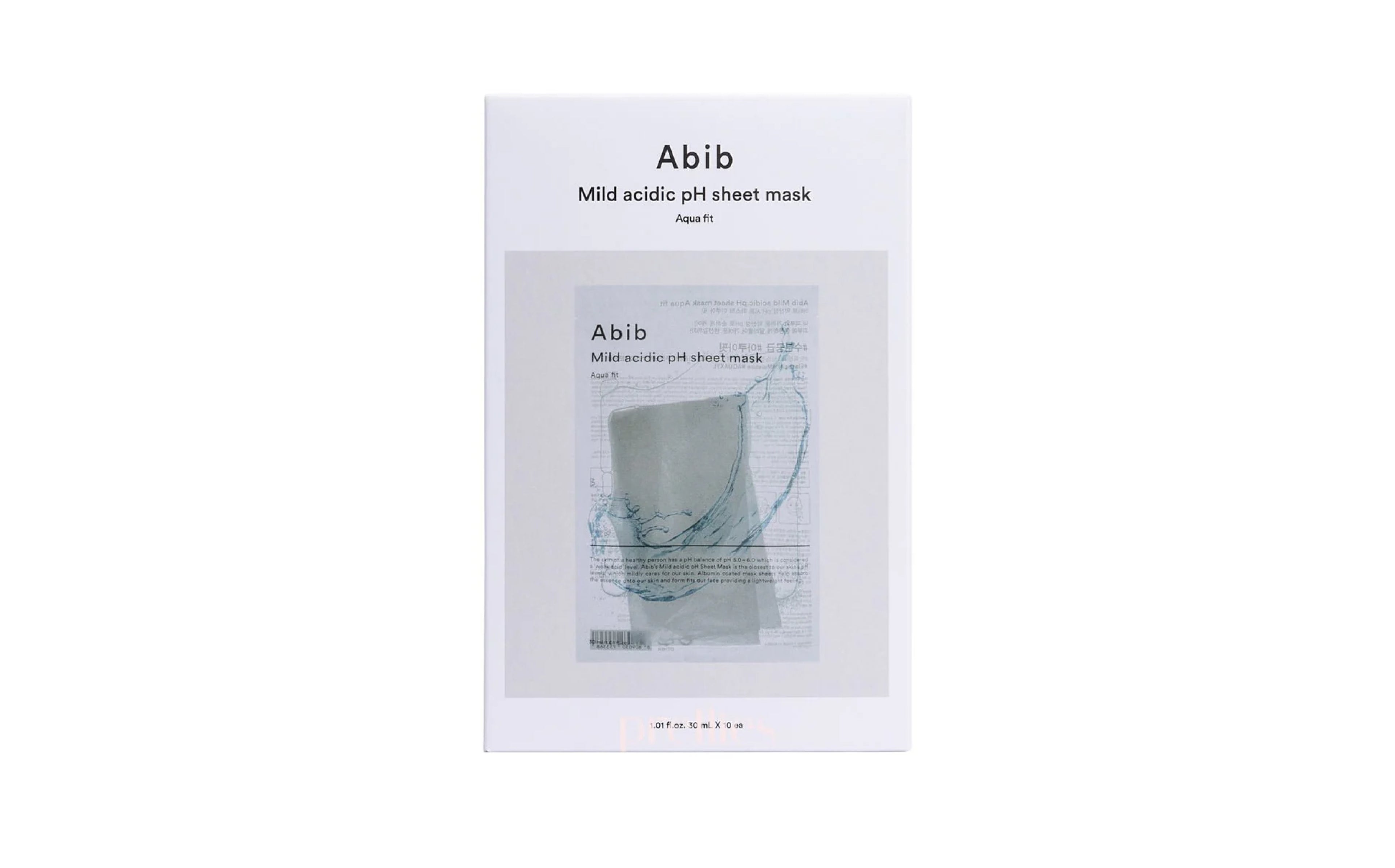 Mild Acidic Ph Sheet Mask Aqua Fit