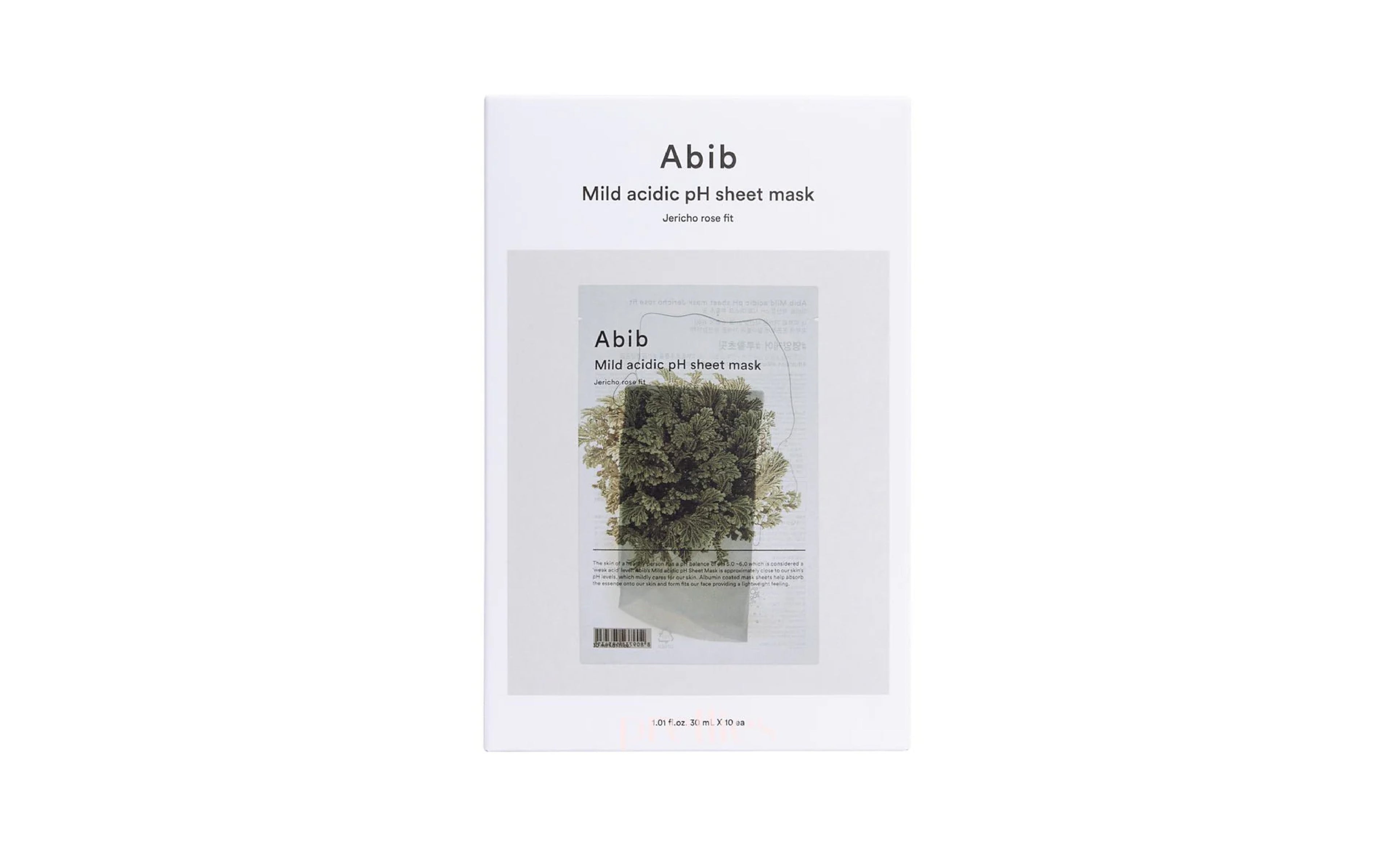 Mild Acidic Ph Sheet Mask Jericho Rose Fit