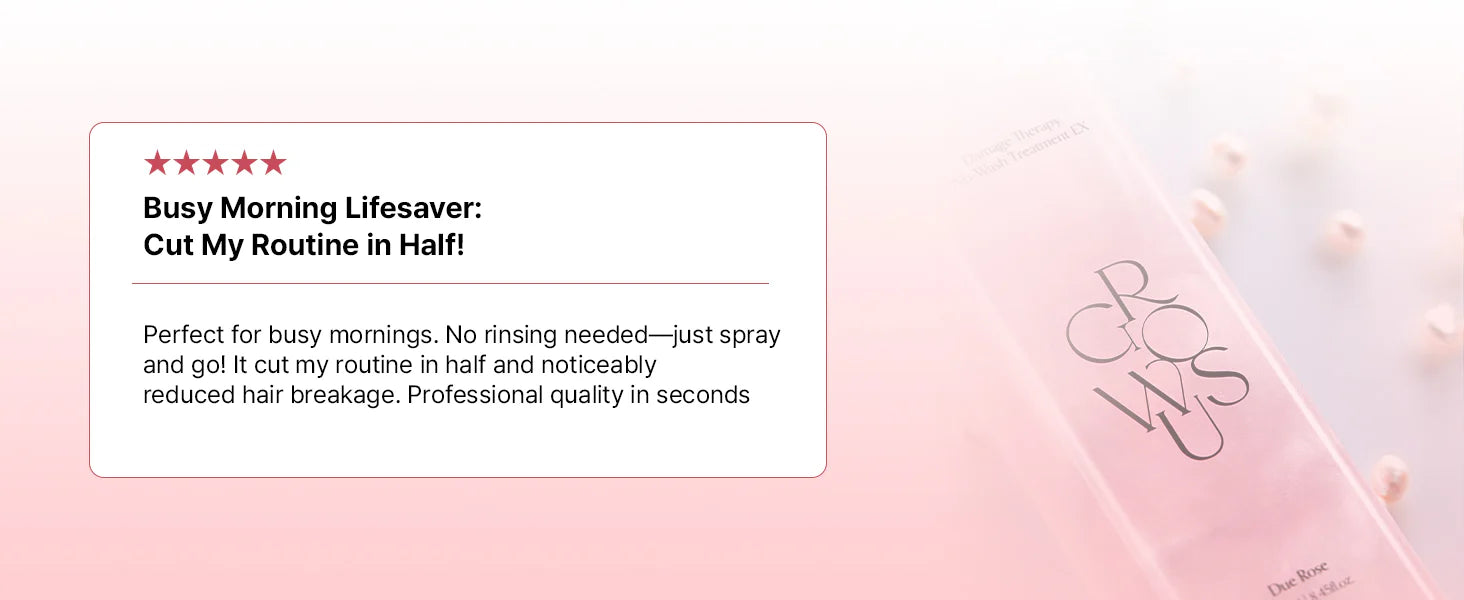 Damage Therapy No-wash Treatment EX Duo Rose