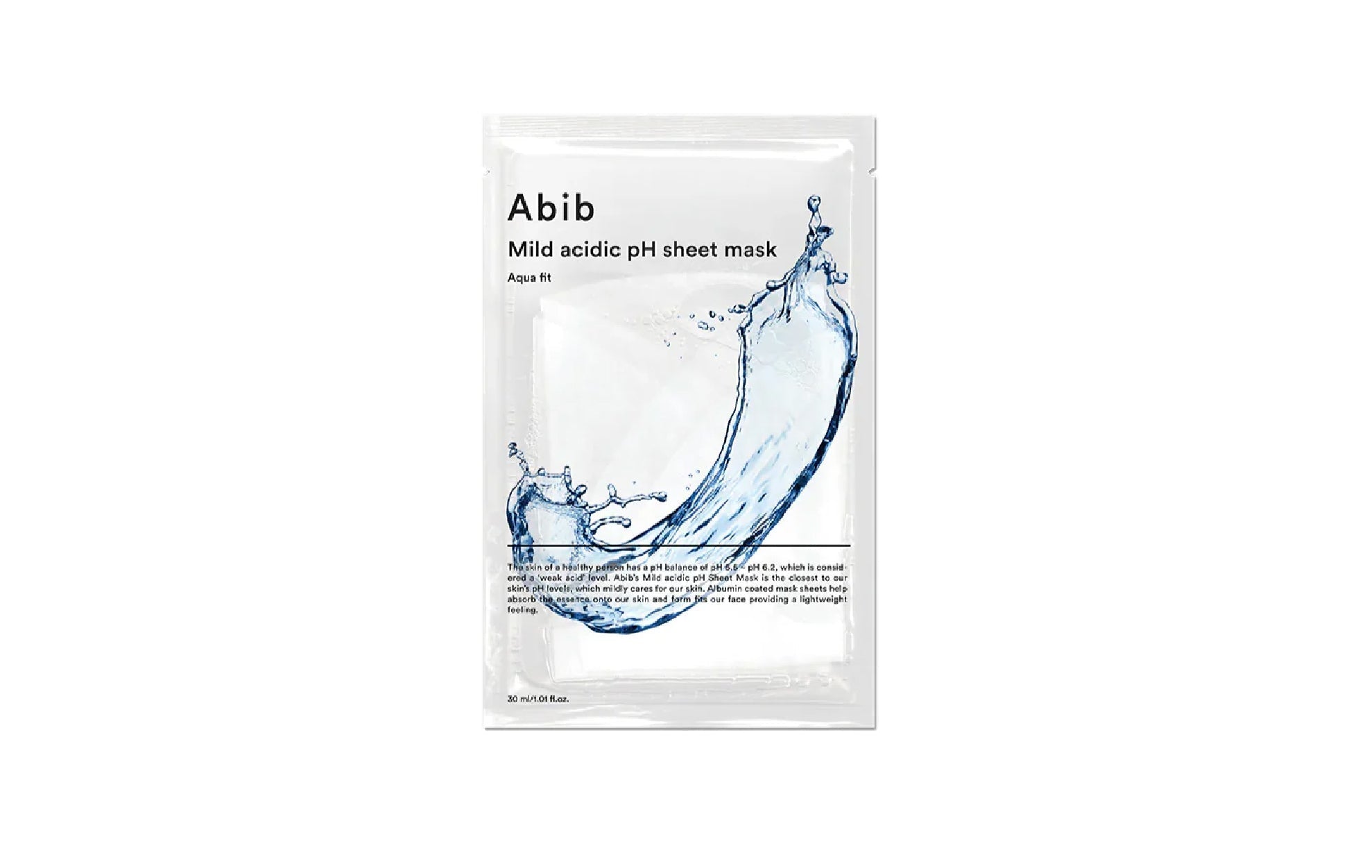 Mild Acidic Ph Sheet Mask Aqua Fit