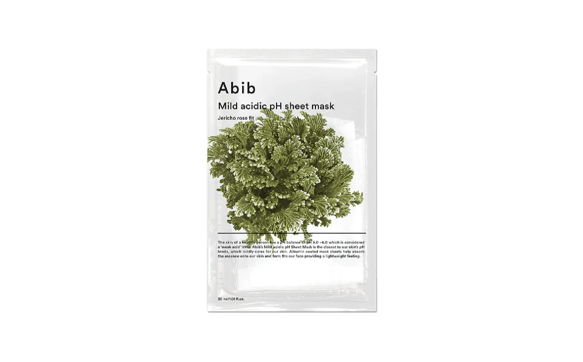 Mild Acidic Ph Sheet Mask Jericho Rose Fit