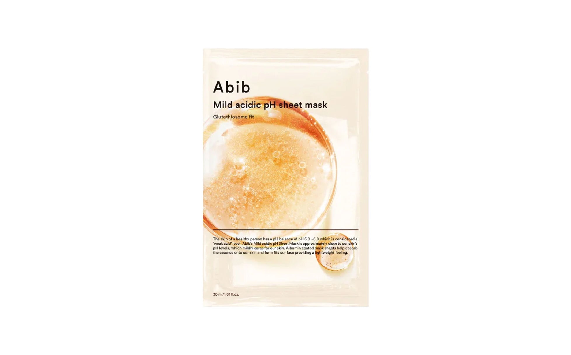 Mild Acidic Ph Sheet Mask Glutathiosome Fit