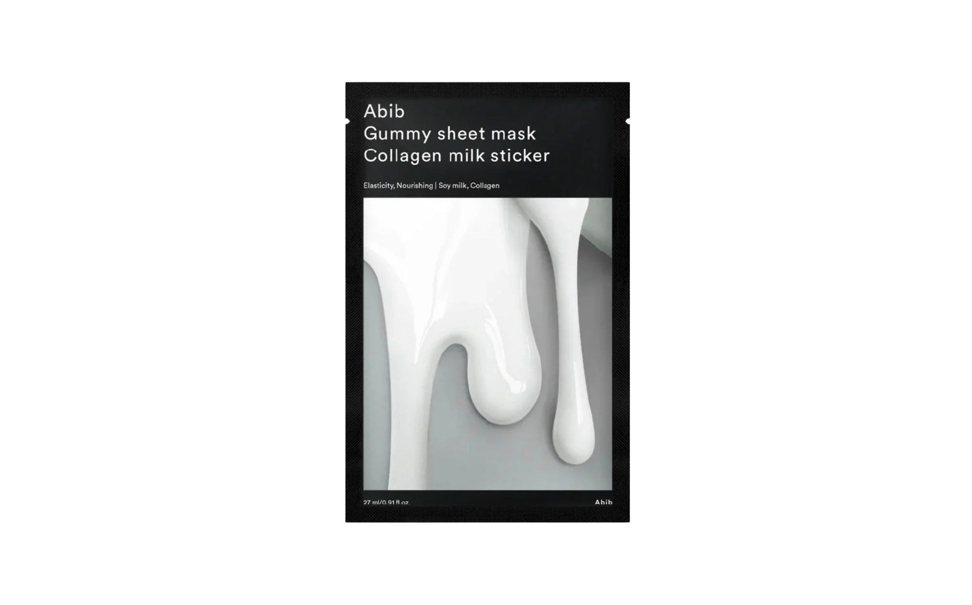 Gummy Sheet Mask Collagen Milk Sticker