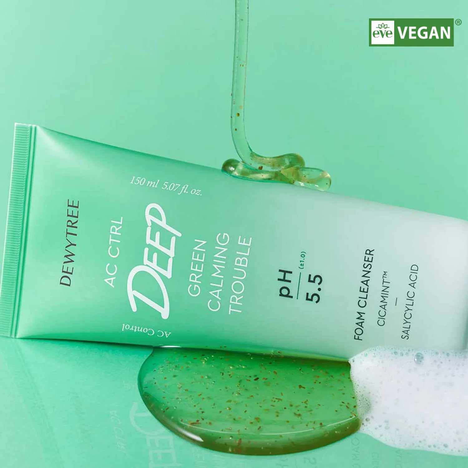 Ac Ctrl Deep Green Calming Trouble Foam Cleanser