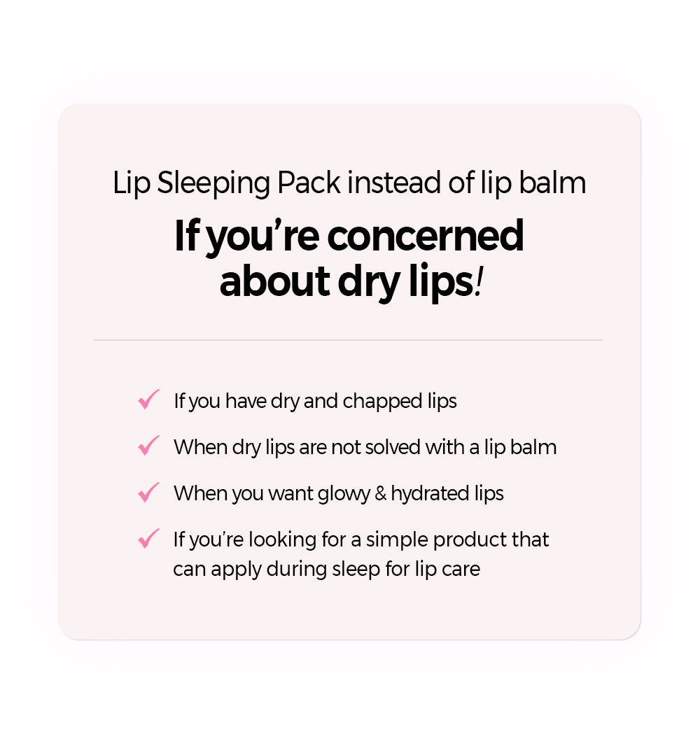 Nourishing Care Lip Sleeping Pack (mini) (2 Colors)
